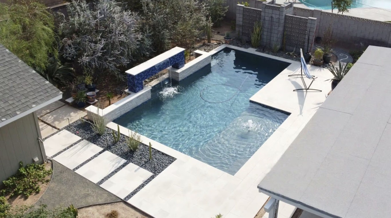 Clean pool tiles and scale-free surfaces in San Leandro, CA